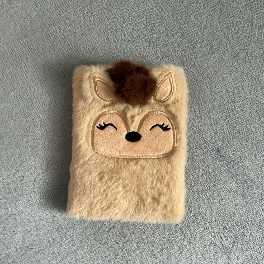 FREE ADD ON: Fuzzy Animal Notebook